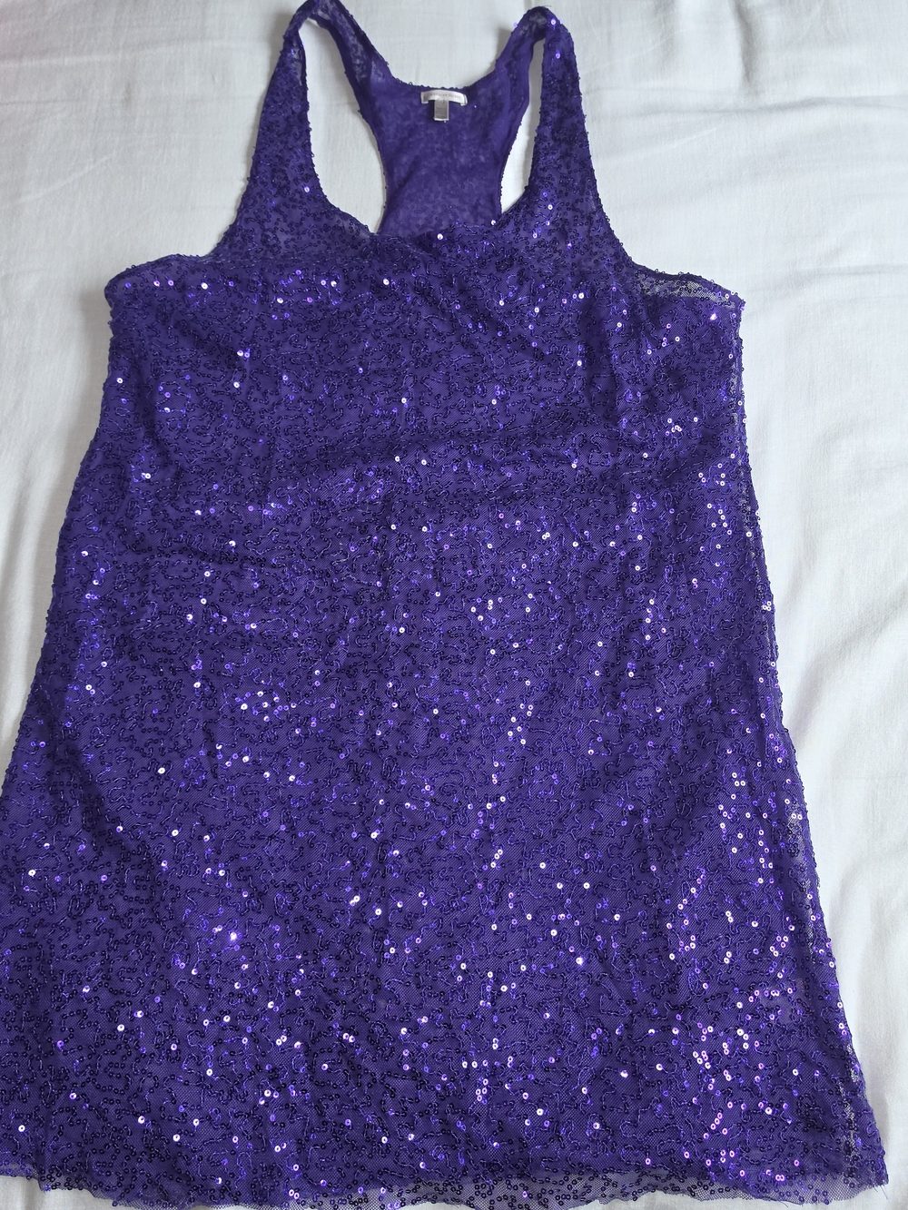 Victoria's Secret Purple Sequin Midi Dress